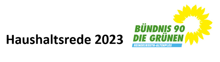 Haushalt 2023 - Heinersreuth